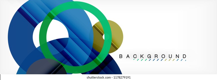 Modern geometrical abstract background, vector illustration
