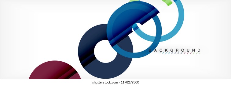 Modern geometrical abstract background, vector illustration