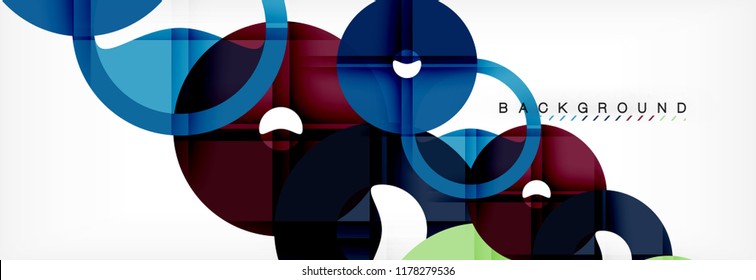 Modern geometrical abstract background, vector illustration