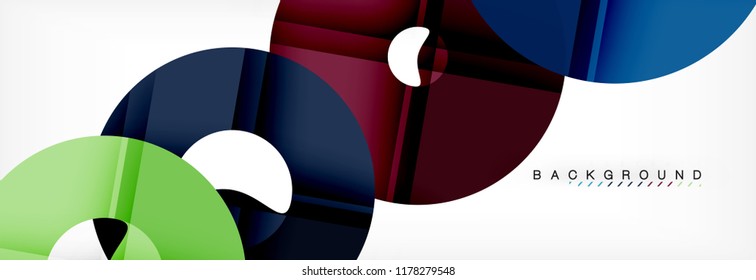 Modern geometrical abstract background, vector illustration