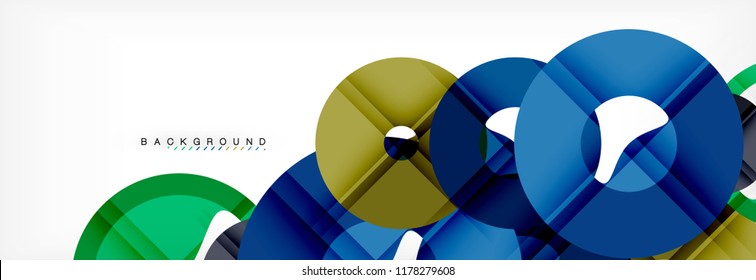 Modern geometrical abstract background, vector illustration