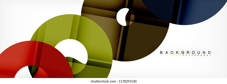 Modern geometrical abstract background, vector illustration