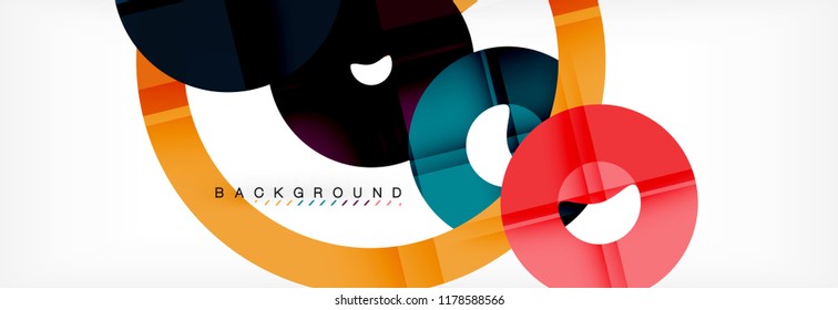 Fondo abstracto geométrico moderno, ilustración vectorial
