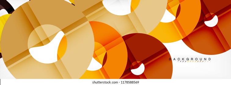 Modern geometrical abstract background, vector illustration