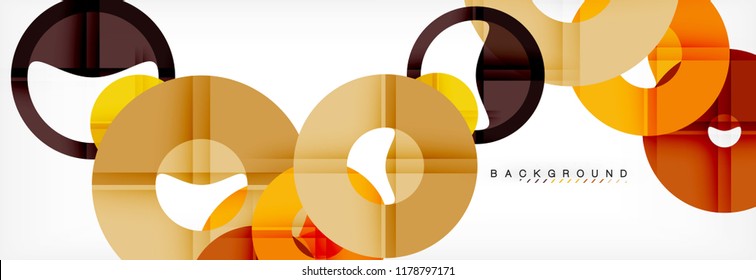 Modern geometrical abstract background, vector illustration