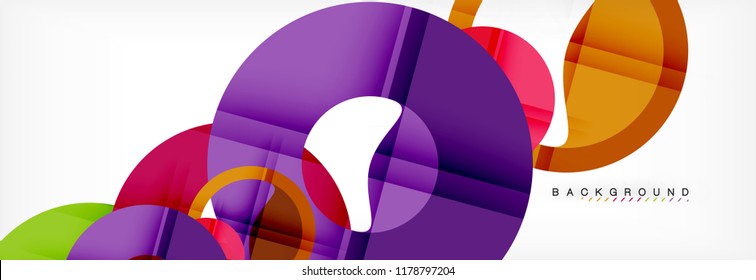 Modern geometrical abstract background, vector illustration