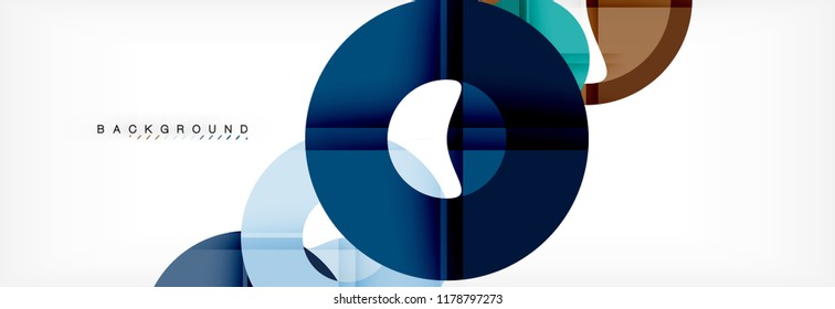 Modern geometrical abstract background, vector illustration