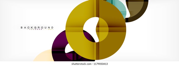 Modern geometrical abstract background, vector illustration