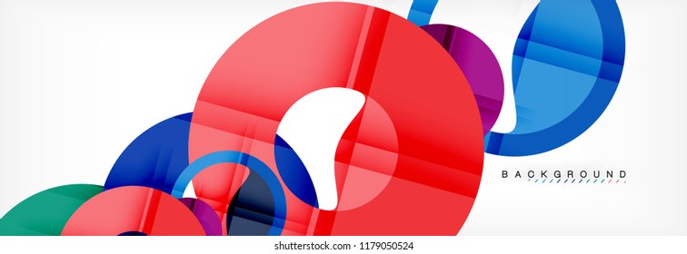 Modern geometrical abstract background, vector illustration