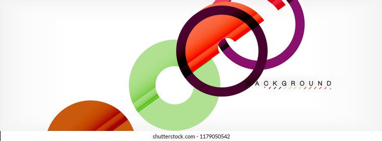 Modern geometrical abstract background, vector illustration