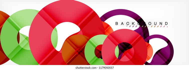 Modern geometrical abstract background, vector illustration