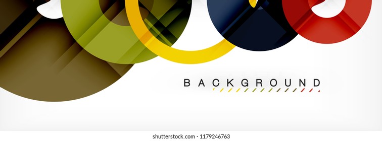 Modern geometrical abstract background, vector illustration