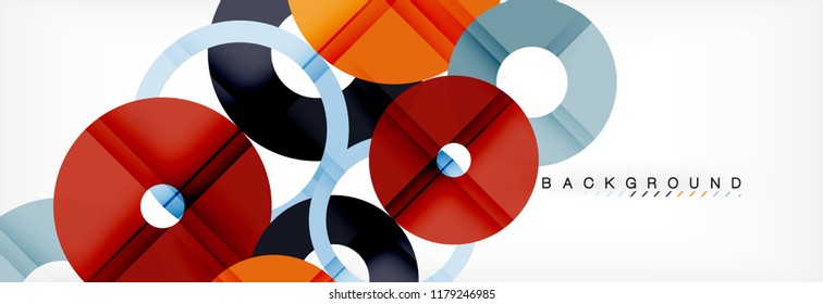 Modern geometrical abstract background, vector illustration