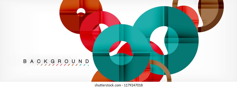 Modern geometrical abstract background, vector illustration