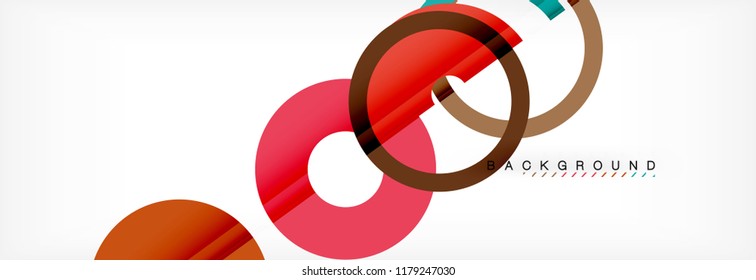 Modern geometrical abstract background, vector illustration