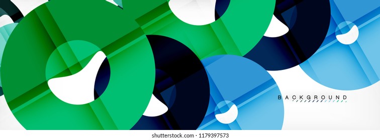 Modern geometrical abstract background, vector illustration