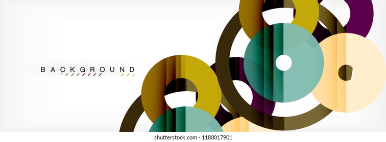 Modern geometrical abstract background, vector illustration
