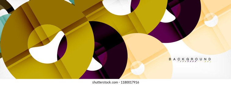 Modern geometrical abstract background, vector illustration