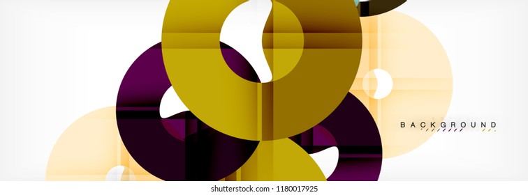 Modern geometrical abstract background, vector illustration