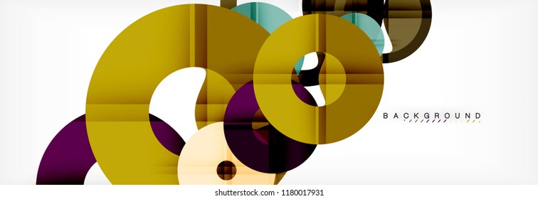Modern geometrical abstract background, vector illustration