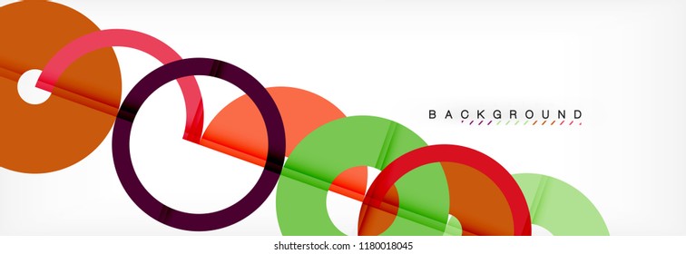 Modern geometrical abstract background, vector illustration