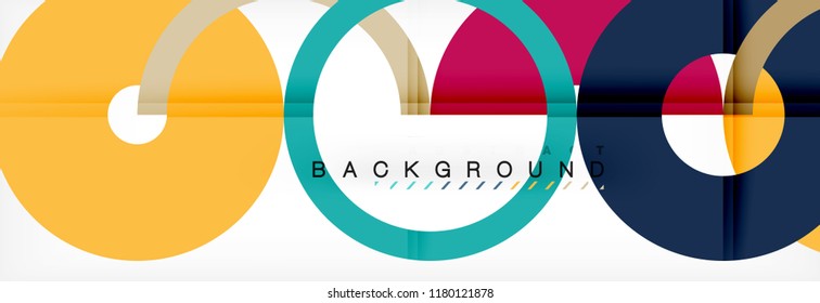 Modern geometrical abstract background, vector illustration