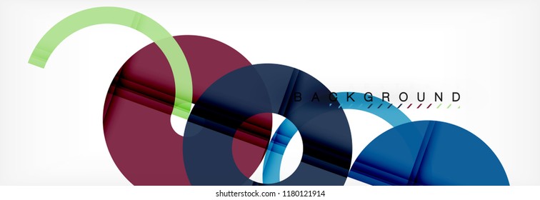 Modern geometrical abstract background, vector illustration