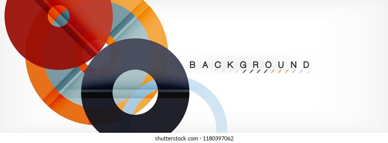 Modern geometrical abstract background, vector illustration