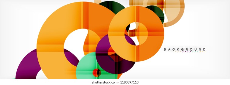 Modern geometrical abstract background, vector illustration