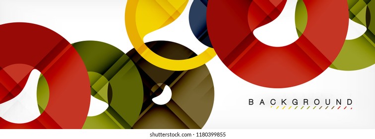 Modern geometrical abstract background, vector illustration