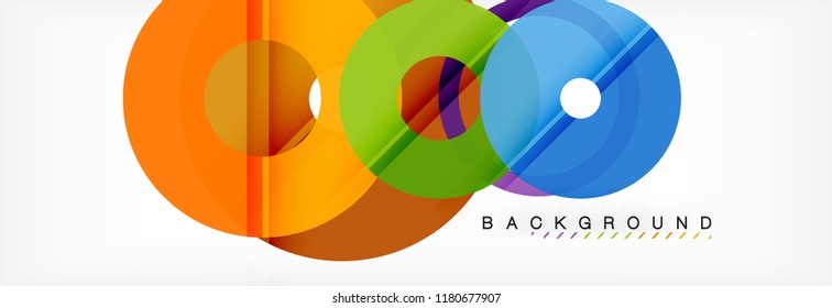 Modern geometrical abstract background, vector illustration