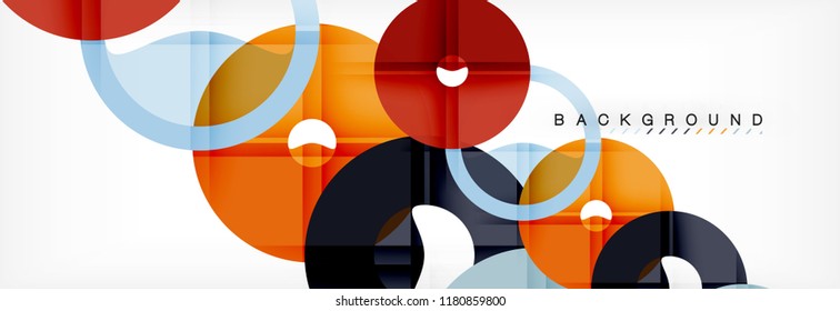 Modern geometrical abstract background, vector illustration
