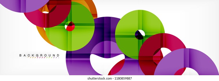 Modern geometrical abstract background, vector illustration