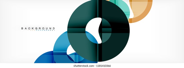 Modern geometrical abstract background, vector illustration