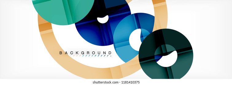 Modern geometrical abstract background, vector illustration