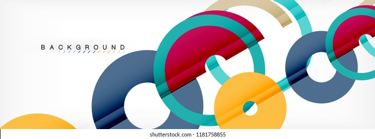 Modern geometrical abstract background, vector illustration