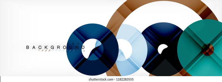 Modern geometrical abstract background, vector illustration