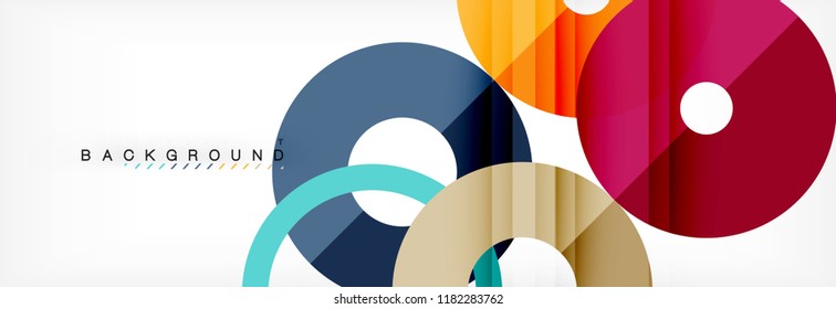 Modern geometrical abstract background, vector illustration