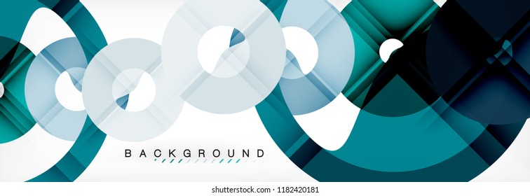 Modern geometrical abstract background, vector illustration