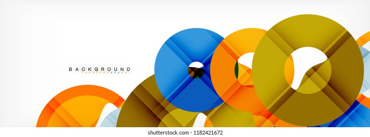 Modern geometrical abstract background, vector illustration