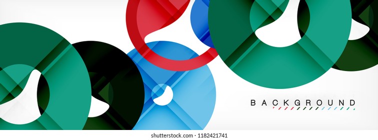 Modern geometrical abstract background, vector illustration