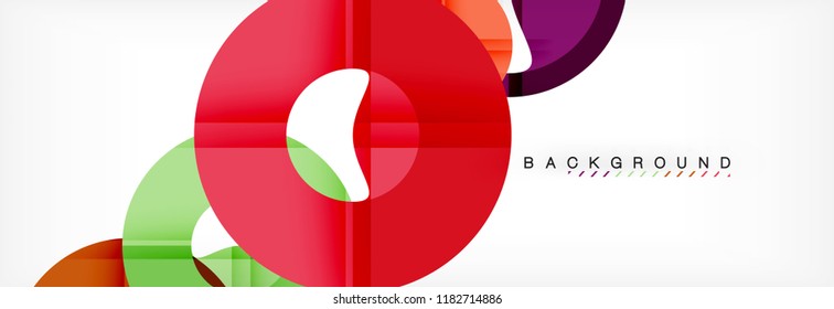 Modern geometrical abstract background, vector illustration