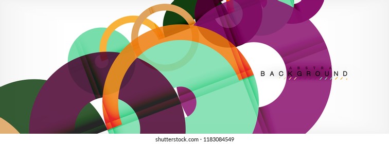 Fondo abstracto geométrico moderno, ilustración vectorial