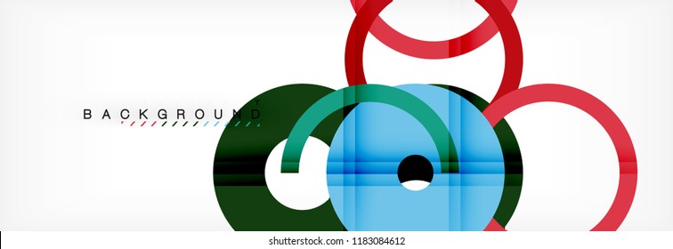Modern geometrical abstract background, vector illustration
