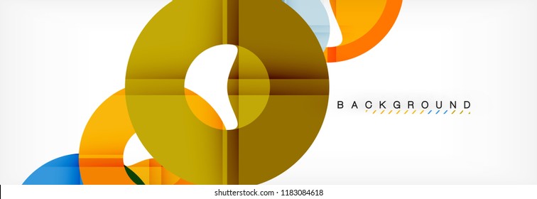Modern geometrical abstract background, vector illustration
