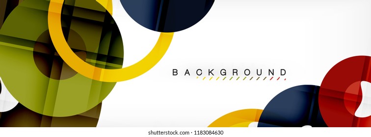 Modern geometrical abstract background, vector illustration