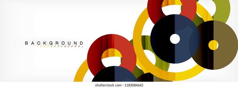 Modern geometrical abstract background, vector illustration