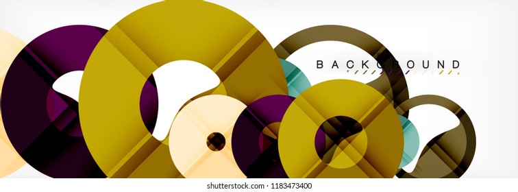 Modern geometrical abstract background, vector illustration