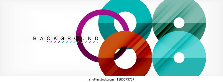 Modern geometrical abstract background, vector illustration