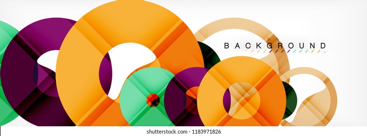 Modern geometrical abstract background, vector illustration